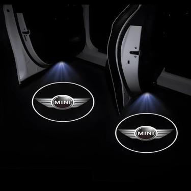 Imagem de Lâmpadas Led Para Projetor De Porta De Carro, Emblema De Luz De Boas-v