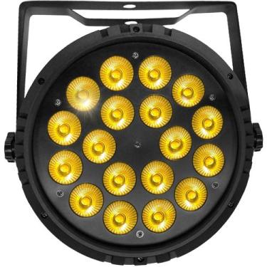 Imagem de Canhao Refletor Par 64 18 Leds Cree 15w Rgbwa Dmx Pentaled - Sog