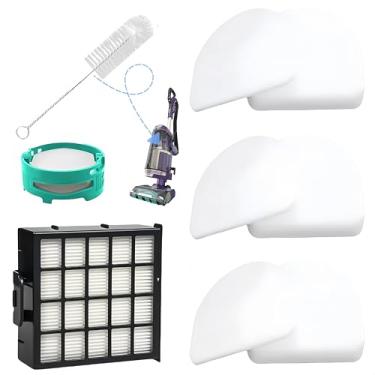 Imagem de Shark AZ4002 Filtro de peças de reposição compatível com aspirador vertical Shark Detect Pro Max AZ4000 AZ4002 AZ4000C - 1 filtro HEPA 3 filtros de espuma e feltro 1 escova de limpeza