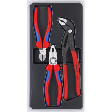 Imagem de KNIPEX Ferramentas – Conjunto de 3 peças, diagonal, cobra (002009V01)