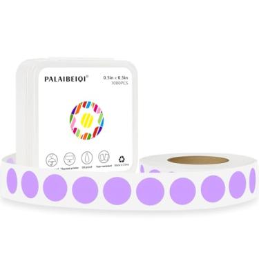 Imagem de PALAIBEIQI Adesivos de ponto de 1/2 polegada, etiquetas adesivas redondas removíveis de 0,5 polegada à prova d'água para pré-escolares, artesanato, pequenas lojas de varejo, escritórios, garagens