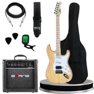 Imagem de Kit Completo Guitarra Stratocaster Shelter SSW ASH PRO, SSWASHPRO-NA
