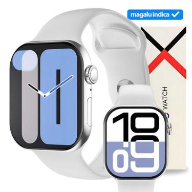 Imagem de Lançamento 2025 Microwear W10 PRO Smartwatch X 47mm  NFC  Tela Curva A