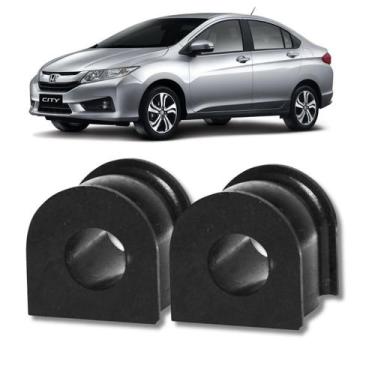 Imagem de Par bucha barra estabilizador dianteira honda city 2015 2016 2017 2018