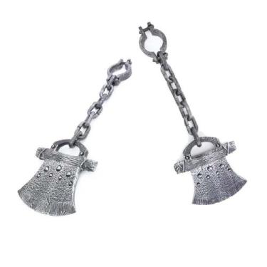 Imagem de Acessório pra Fantasia Palhaço Assassino corrente com Machado Brinqued