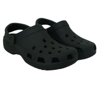 Imagem de Sandália Chinelo Babuche Conforto Ajustável Super Leve Casual Liso | Unissex | Tam 34/35 Branco ou Preto (Preto, BR, Adulto, Faixa Numérico, 34, 35)