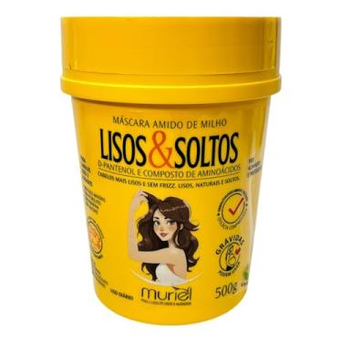 Imagem de Masc Muriel Liso Solto Amido Milho 500Gr