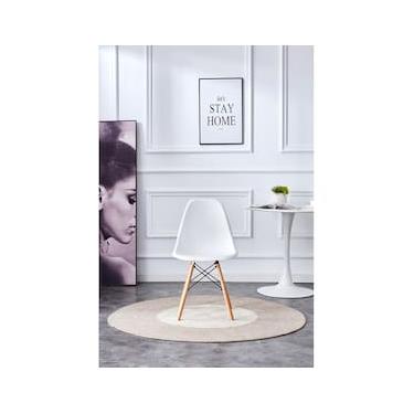 Imagem de Cadeira Conthey Eiffel Design Eames Base Madeira Estrutura Metálica