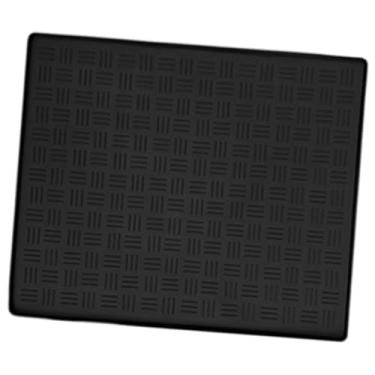 Imagem de Fenteer Protetor de parte superior da máquina de lavar e secar, almofada protetora resistente à água, capa protetora para banheiro e lavanderia doméstica, Preto, 60cmx50cm