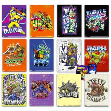 Imagem de Nickelodeon Teenage Mutant Ninja Turtles: Mayhem - Conjunto De Pôsteres Pacote Com 12 Tartarugas, Adesivos E Muito Mais, Decoração Quarto Tmnt Para Crianças, Meninos Meninas