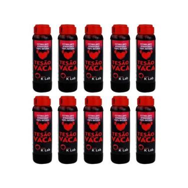 Imagem de Kit 10 Tezão de Vaca Natural 10ml K-Lab