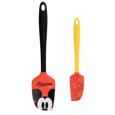 Imagem de Conjunto 2 Espátulas Silicone Mickey Disney