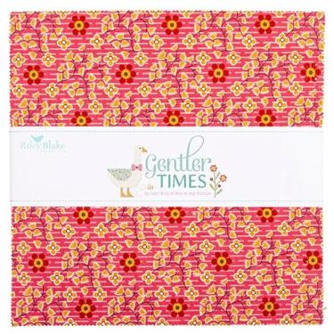 Imagem de Coleção de tecidos Gentler Times por Lori Holt da Bee in My Bonnet and It's Sew Emma | Riley Blake Designs | Precortes, kits e noções para acolchoamento, costura e decoração de casa (empilhador de