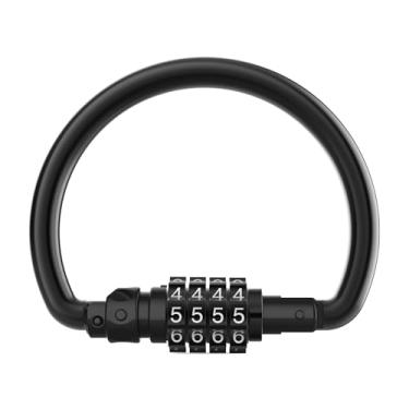 Imagem de UP Security Mosquetão de bloqueio resistente, clipe de mosquetão grande com trava de combinação, carbinador de anel D de metal 25KN de 10 cm, carbinador oval, caribeaner triangular, para rede