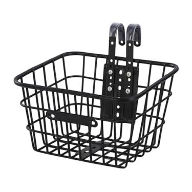 Imagem de Generic Cesta de bicicleta infantil multifuncional, removível, com guidão, decoração frontal para meninos e meninas, ciclismo, compras em parques, Sem Tampa