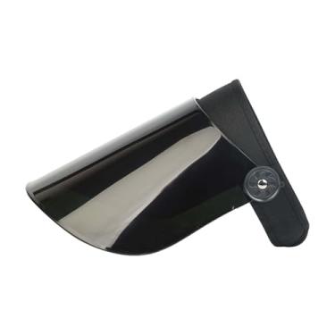 Imagem de KiBcsLic Chapéu com viseira solar, proteção facial completa, leve, estiloso, ajustável, ângulo, proteção solar para golfe, atividades ao ar livre, tênis, Verde Escuro