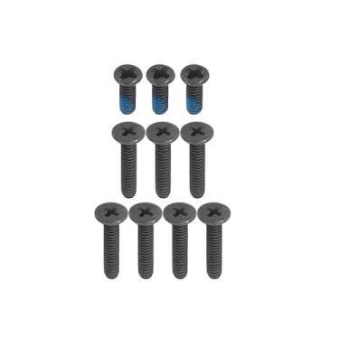 Imagem de HSSDTECH Parafusos de capa de base inferior inferior pretos de substituição para ASUS ROG Zephyrus G14 GA402 GA402R GA402RK GA402RJ GA402N GA402NU GA402NJ GA402NJ GA402NI GA402X Parafusos inferiores