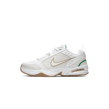 Imagem de Nike Tênis masculino Air Monarch IV para treinamento/treino, Branco/ouro metálico/fantasma/verde da sorte, 41