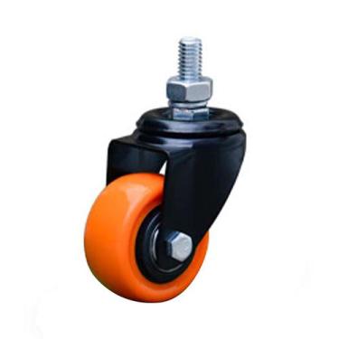 Imagem de Rodizio Gir Pt 1.5/8 Espiga Roda Pvc Lar Esfera 30kg - Colso - Colson 