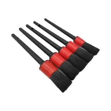 Imagem de Conjunto De Escovas Para Detalhamento De Carros 5 Peças Ferramentas De