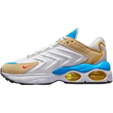 Imagem de Nike T nis masculino Air Max TW, (Dv1232-100) Branco/Azul/Laranja, 12