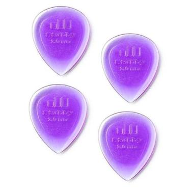 Imagem de 4 Palheta guitarra Stubby 2 mm Dunlop 474R 2.0 roxa