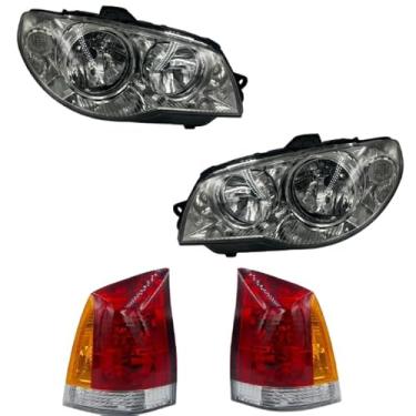 Imagem de Kit Farol Palio G3 Mascara E Aro Cromado+lanterna Tricolor 04 Á 15