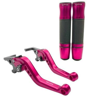 Imagem de Manete Esportiva Manopla Peso Xmax 250 X-max Xmax - Stark Race, Pink
