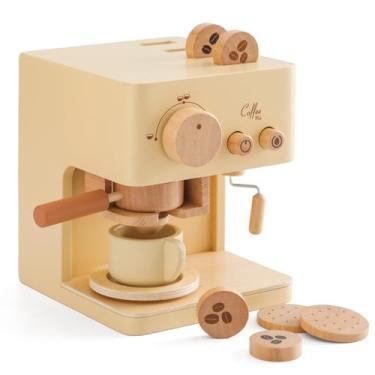 Imagem de Cafeteira de brinquedo com cafeteira infantil Playset 10 unidades - ib