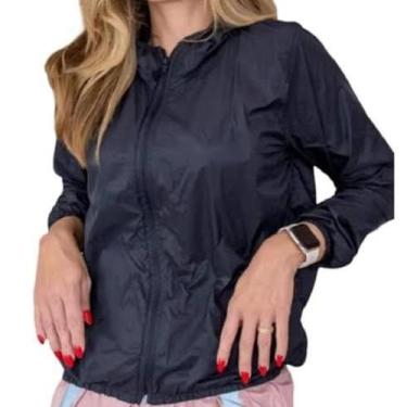 Imagem de Jaqueta Corta Vento Blusa de Frio Feminina Tactel Ciclismo Proteção So