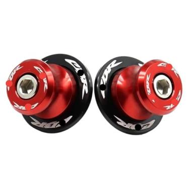 Imagem de BYYINGSUS Parafuso de suporte de motocicleta M8 bobinas deslizantes compatíveis com CBR 600RR 1000RR CBR954RR 900RR CBR250R CBR600RR CBR1000RR 2004-2019 (vermelho)