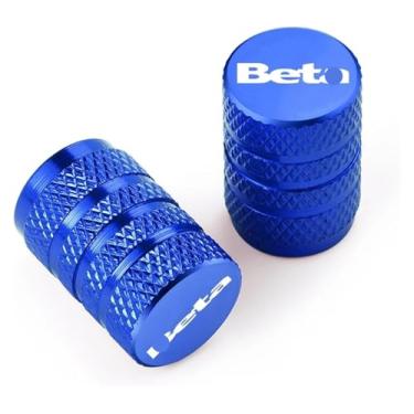 Imagem de Compatível com RR 125 200 350 390 430 450 480 2T SM 4T LC 50 Enduro Evo 250 300 80 Junior Senior Tampas de válvula de pneu de motocicleta de alumínio (azul)