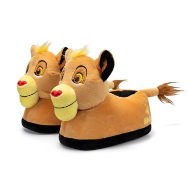 Imagem de Disney Chinelos do Rei Leão Simba, Bronzeado, 9-10 Big Kid