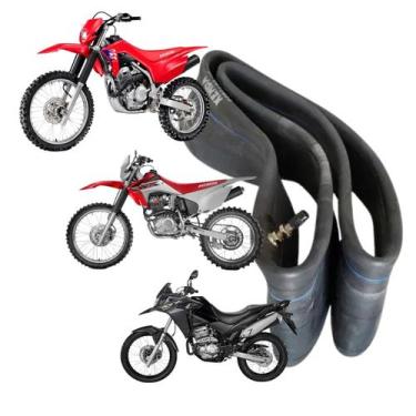 Imagem de Câmara De Ar Butyl Grossa Aro 18 Trilha Crf Motocross Resistente Forte