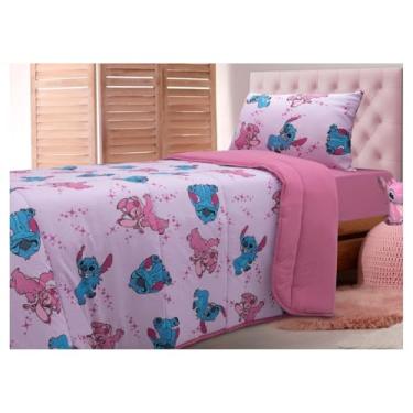Imagem de Edredom Casal Stit.ch & Angel Dupla Face 2,00x2,20 Portallar