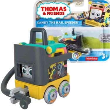 Imagem de Thomas e friends metal engine sandy the rail speeder - mattel hmc33/hf