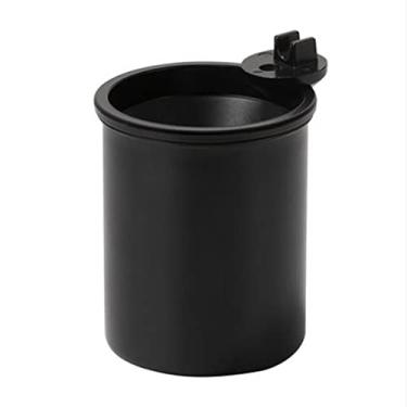 Imagem de Cinzeiros à prova de vento para cigarros Cinzeiro com tampa à prova de vento design de funil espesso de aço inoxidável bandeja de cinzeiro removível para escritório em casa, decoração de bancada