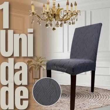 Imagem de Capa de Cadeira Linha Gold Holandesa - Cinza - OK Darling