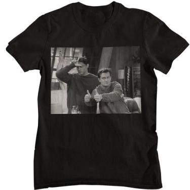 Imagem de Camiseta Friends Chandler e Joey Unissex Em Algodão - loja dinka, g