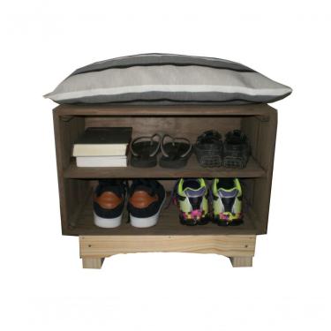 Imagem de Sapateira Puff Listras