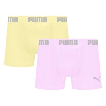 Imagem de Kit 2 Cuecas Puma Boxer Sem Costura Masculina