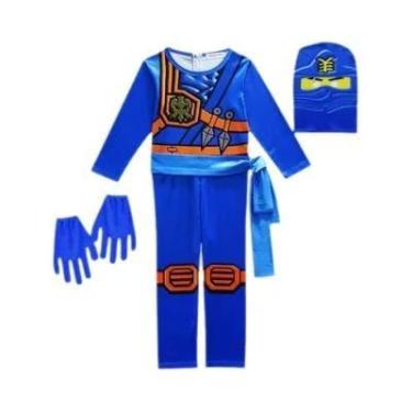 Imagem de Fantasia De Cosplay De Ninja Para Crianças, Macacão De Super-Herói Nin