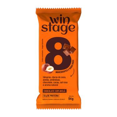 Imagem de Barra de Proteína Chocolate com Avelã Sem Açúcar WinStage 54g