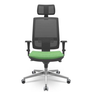 Imagem de Cadeira Brizza Presidente Tela Verde Musgo