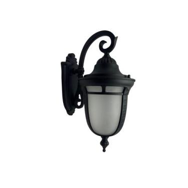 Imagem de Arandela Colonial Dom Pedro II Médio Preto 38,5cm 1E27 IP33 - GALAXY L