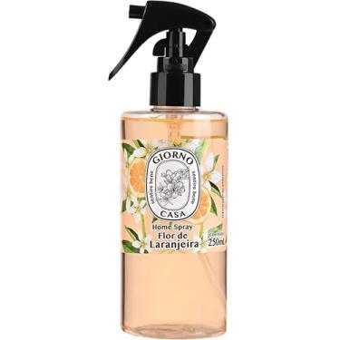 Imagem de Sprays de Ambiente com Perfume (Aromatizador de Ambientes), Flor de Laranjeira , Giorno Casa, 250 ml, Laranja