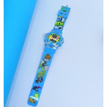 Imagem de Relógio Infantil Digital Pisca Luz Led stitch Lilo angel Princesa Barb