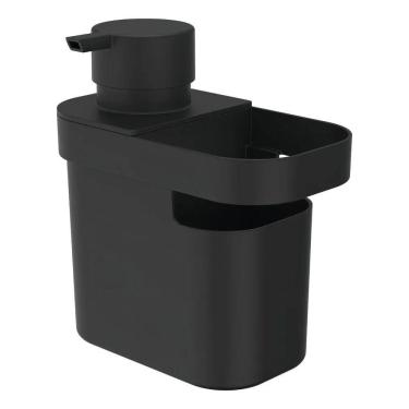 Imagem de 2X Dispenser Detergente E Organizador Trium 650Ml Preto - Ou