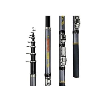 Imagem de Vara de Pesca de Viagem Vara de pesca multifuncional para em rocha, fibra carbono, telescópica e portátil(3.0m)