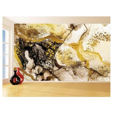 Imagem de Papel De Parede 3D Estilo Marmore Tintas Cores 3,5M Mbr108 - Você Deco